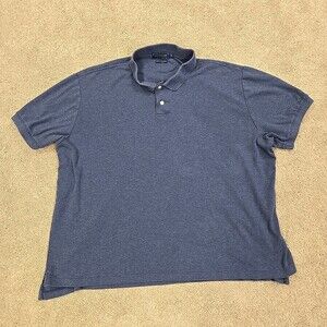 Biltmore Polo Shirt Mens Size XL Blue Short Sleeves Collared Casual Cotton